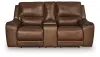 Ashley Furniture PCU6260718 Ashley Furniture PCU6260718 DeepWakes - Power Reclining Loveseat / Console / Adjustable Headrest - Canyon