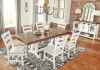 Ashley Furniture D546/35/01(6)/60 Valebeck - 8 Pc. - Dining Room Table, 6 Side Chairs, Server - White / Brown