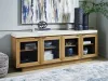 Ashley Furniture A4000731 Adanworth - Accent Cabinet - Light Brown / Gray