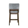 New Classic D3434-CS-GRY New Classic D3434-CS-GRY Kody - Upholstered Counter Chair (Set of 2) - Stone Gray