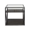 Liberty Furniture 37-OT1020 Liberty Furniture 37-OT1020 Arista - End Table - Cobblestone Brown / Gray Dusty