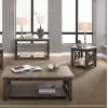 Liberty Furniture 422-OT-3PCS Heatherbrook - 3 Piece Table Set (1 Cocktail 2 End Tables) - Charcoal & Ash