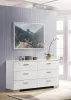 CoasterEssence 203503 Felicity - 6-Drawer Dresser - White High Gloss