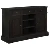 CoasterEssence 121235 Phelps - 2 Door Sideboard Buffet Cabinet - Distressed Noir