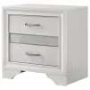 CoasterEveryday 205112 Miranda - 2-Drawer Nightstand - White