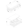 CoasterEssence 722288 Cliffview - Rectangular Wood Lift Top Coffee Table - Gray