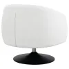 CoasterElevations 905739 Dave - Upholstered Barrel Back Swivel Club Chair - Beige