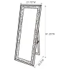 CoasterEssence 961427 Carisi - Crystal Acrylic Standing - Silver