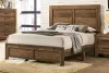 Furniture of America CM7912Q Wentworth - Queen Bed - Light Walnut