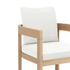 New Classic G5511-72-WHT Wesley - Patio Side Chair With Cushion - White