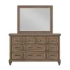 New Classic 00-B2114B-DM New Classic 00-B2114B-DM Mariana - Dresser & Mirror - Brown