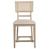 Coaster Fine Furniture 109389 Kailani - Radio Weave Cane Counter Dining Side Chair (Set of 2) - Beige Oak