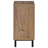 Coaster Fine Furniture 910311 Teller - 1-Door Entryway Shoe Storage Bench - Natural Oak