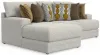 Jackson Furniture Industries 2240/75/42-26 Jackson Furniture Industries 2240/75/42-26 Tori - 2 Piece Sofa Chaise With Comfort Coil Seating And 6 Accent Pillows Included (Left Side Facing Chaise) - Birch