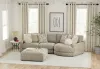 Jackson Furniture Industries 3145/63/96/28-28 Jackson Furniture Industries 3145/63/96/28-28 Turner - 2 Piece Sofa Cuddler With Right Side Facing Cuddler And Cocktail Ottoman - Mushroom