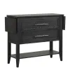 New Classic D4103-40 Sable Crest - Drop Leaf Server - Black