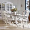 Liberty Furniture 244-DR-92PS Liberty Furniture 244-DR-92PS Magnolia Manor - 9 Piece Double Pedestal Table Set - Antique White