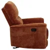 Coaster Fine Furniture 609576 Navarro - Chenille Upholstered Glider Recliner - Burnt Orange