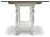 Ashley Furniture T814-4 Havalance - Flip Top Sofa Table - Gray / White