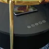 Ashley Furniture A4000669 Nedman - Accent Table With Speaker - Black / Gold Finish