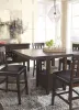 Ashley Furniture D596/35/01(6) Ashley Furniture D596/35/01(6) Haddigan - 7 Pc. - Extension Table, 6 Side Chairs - Dark Brown