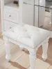Ashley Furniture PCB1819-01 Kozlani - Vanity Upholstered Stool - White