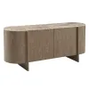 ACME AC05319 Markku - Console Table With Natural Marble - Oak