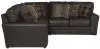 Jackson Furniture Industries 4378/42/62-09 Jackson Furniture Industries 4378/42/62-09 Denali - 2 Piece Italian Leather Match Sectional With 8 Included Accent Pillows - Chocolate