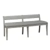 Liberty Furniture 652-C9001B Farmhouse Reimagined - Upholstered Bench - Antique White / Chestnut Tops
