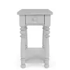 Riverside Furniture 54312 Riverside Furniture 54312 Winston - Chairside Table - Aged Cotton