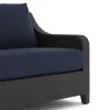 New Classic G807C-30S Skye - 2 Piece Outdoor Set (Sofa & Slat Top Coffee Table) - Blue