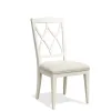 Riverside Furniture 59397 Myra - Back Upholstered Side Chair (Set of 2) - Paperwhite