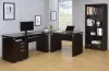 CoasterEveryday 800892 Skylar - Engineered Wood Writing Desk - Cappuccino