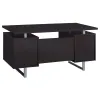 CoasterEveryday 801521 Lawtey - 2-Drawer Office Computer Desk - Cappuccino