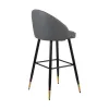 New Classic SAF199-BS-GRY New Classic SAF199-BS-GRY Oliver - Vegan Leather Bar Chair (Set of 2) - Gray