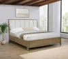 Coaster Fine Furniture 224921KE Granada - Upholstered Eastern King Panel Bed - Natural Pine