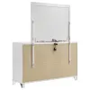 Coaster Fine Furniture 224963M Marmore - 9-Drawer Dresser And LED Mirror - White