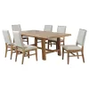 Coaster Fine Furniture 108540-S7 Middleton - 7 Piece Extension Leaf Dining Set - Brown And Beige