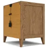 Riverside Furniture 51868 Halbrooke - One Drawer Nightstand - Light Brown