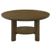 Coaster Fine Furniture 706308-S3 Ottowa - 3 Piece Round Wood Coffee Table Set - Brown