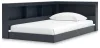 Ashley Furniture EB1528B3 Simmenfort - Twin Bookcase Storage Bed - Navy Blue