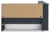 Ashley Furniture EB1528B3 Simmenfort - Twin Bookcase Storage Bed - Navy Blue