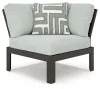 Ashley Furniture P490P2 Ashley Furniture P490P2 Beachloft - 5-Piece Outdoor Sectional - Black / Gray
