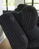 Ashley Furniture PC6420218 Forest Lake - Power Reclining Loveseat With Console / Adj Headrest - Black