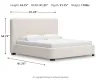 Ashley Furniture PCB401-82 Brintstreet - King Upholstered Bed - Beige