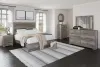 Ashley Furniture B2587/31/36/71/96 Ashley Furniture B2587/31/36/71/96 Ralinksi - 4 Pc. - Dresser, Mirror, Queen Panel Bed - Gray