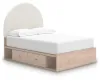 Ashley Furniture PCB1566B7 Ashley Furniture PCB1566B7 Arloster - Full Upholstered Panel Bed With 2 Under Bed Storage Units - Tan / White