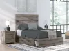 Ashley Furniture PCB2405B17 Ashley Furniture PCB2405B17 Graystorm - Full Panel Bed With Storage - Brown Gray