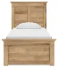 Ashley Furniture PCB1170B30 Ashley Furniture PCB1170B30 Makidern - Twin Panel Storage Bed With 2 Under Bed Storage Units - Tan