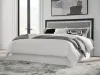 Ashley Furniture PCB1115-58 Ashley Furniture PCB1115-58 Maeling - King Upholstered Panel Headboard - Black / Gray
